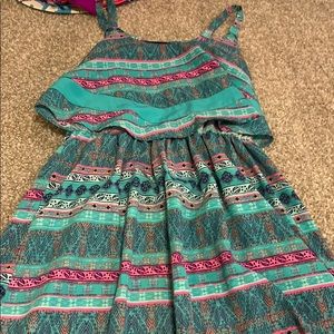 Girls pattered dress